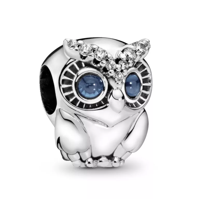 Pandora 798397NBCB Bedel zilver Sparkling Owl