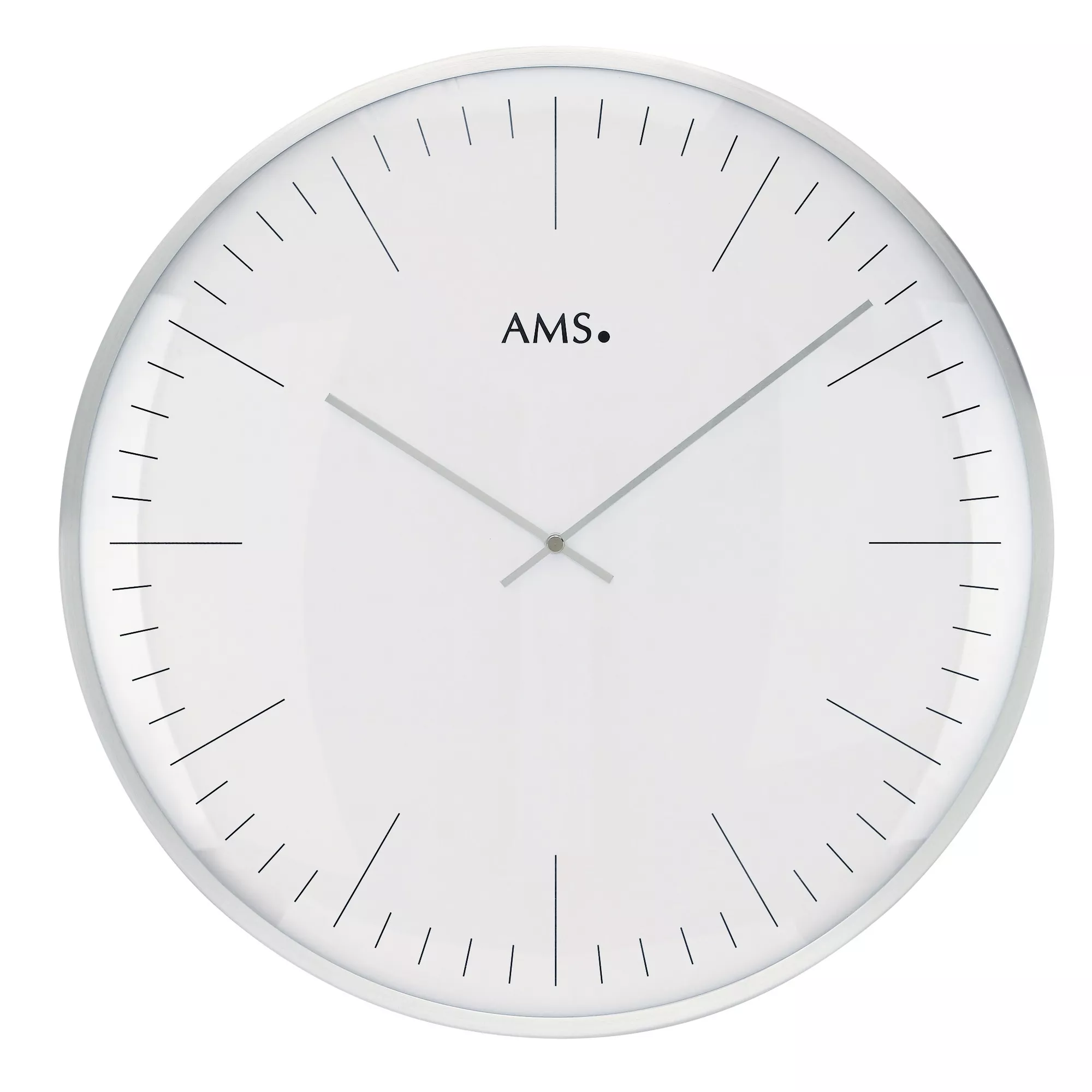 AMS 9540 Wandklok zilverkleurig 40 cm