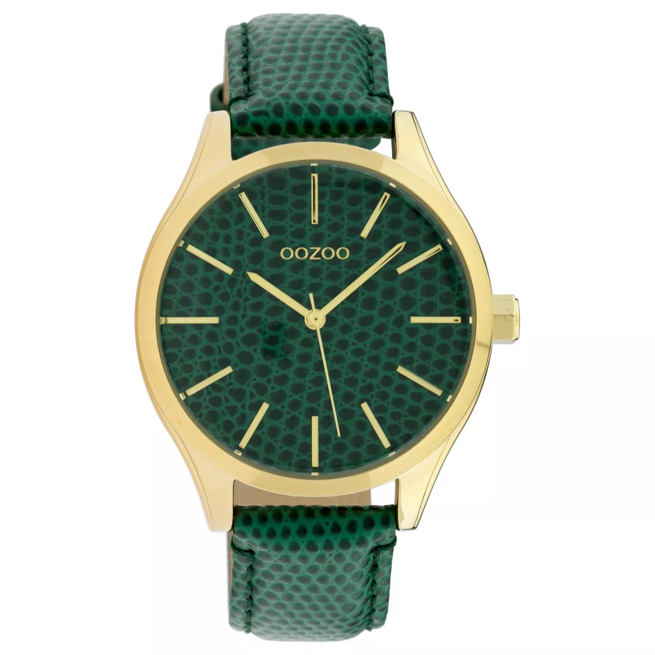 OOZOO C10432 Horloge Timepiece Collection Dark Green Snake 42 mm