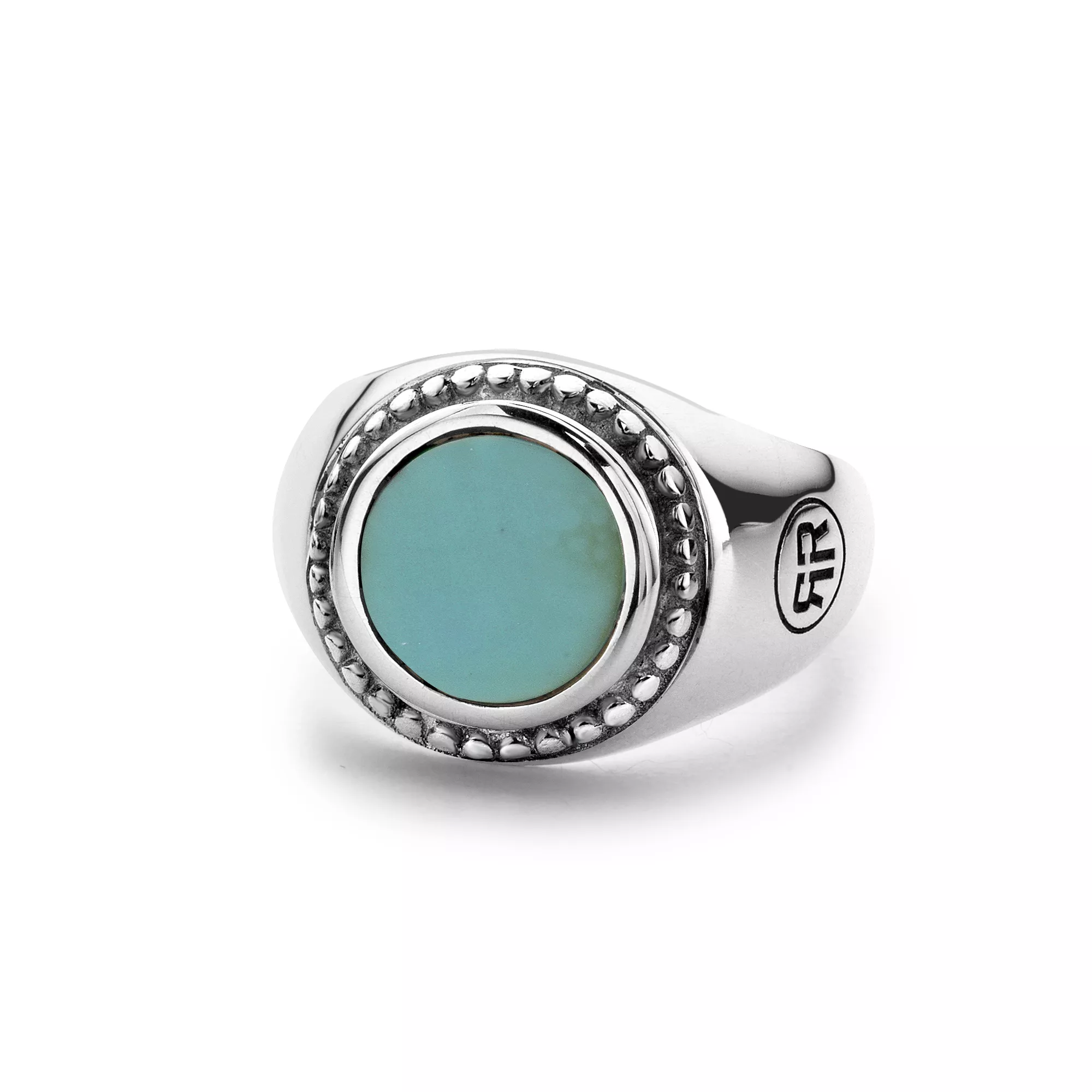 Rebel and Rose RR-RG014-S Ring Women Round Turquoise zilver-turquoise