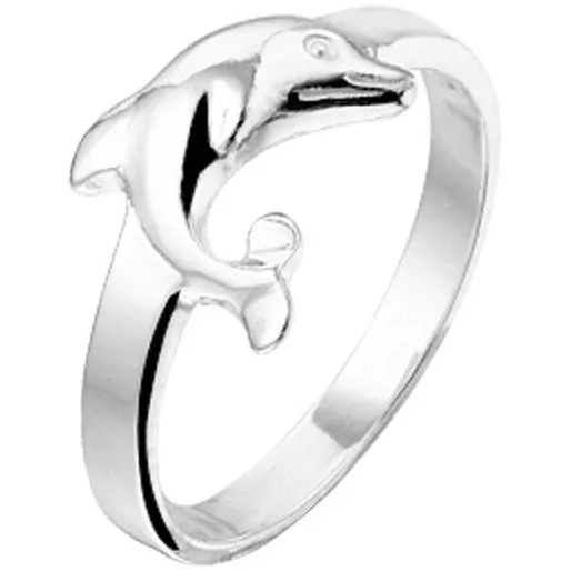 Huiscollectie Ring Dolfijn Zilver