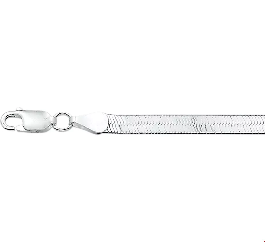Huiscollectie Armband Zilver Gourmet Plat 4,5 mm 18 cm