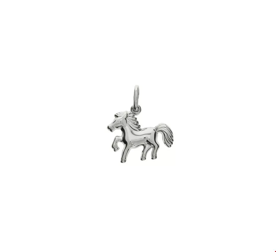Huiscollectie 1323156 zilveren Bedel Paard 15 x 11 mm