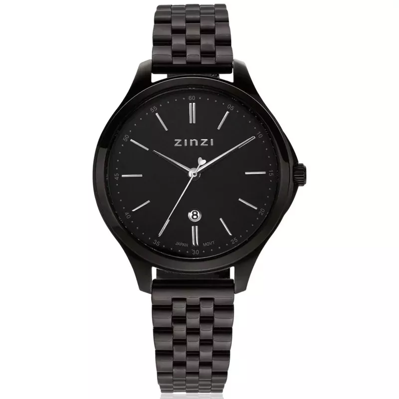 Zinzi ZIW1037 Horloge Classy + gratis armband zwart 34 mm