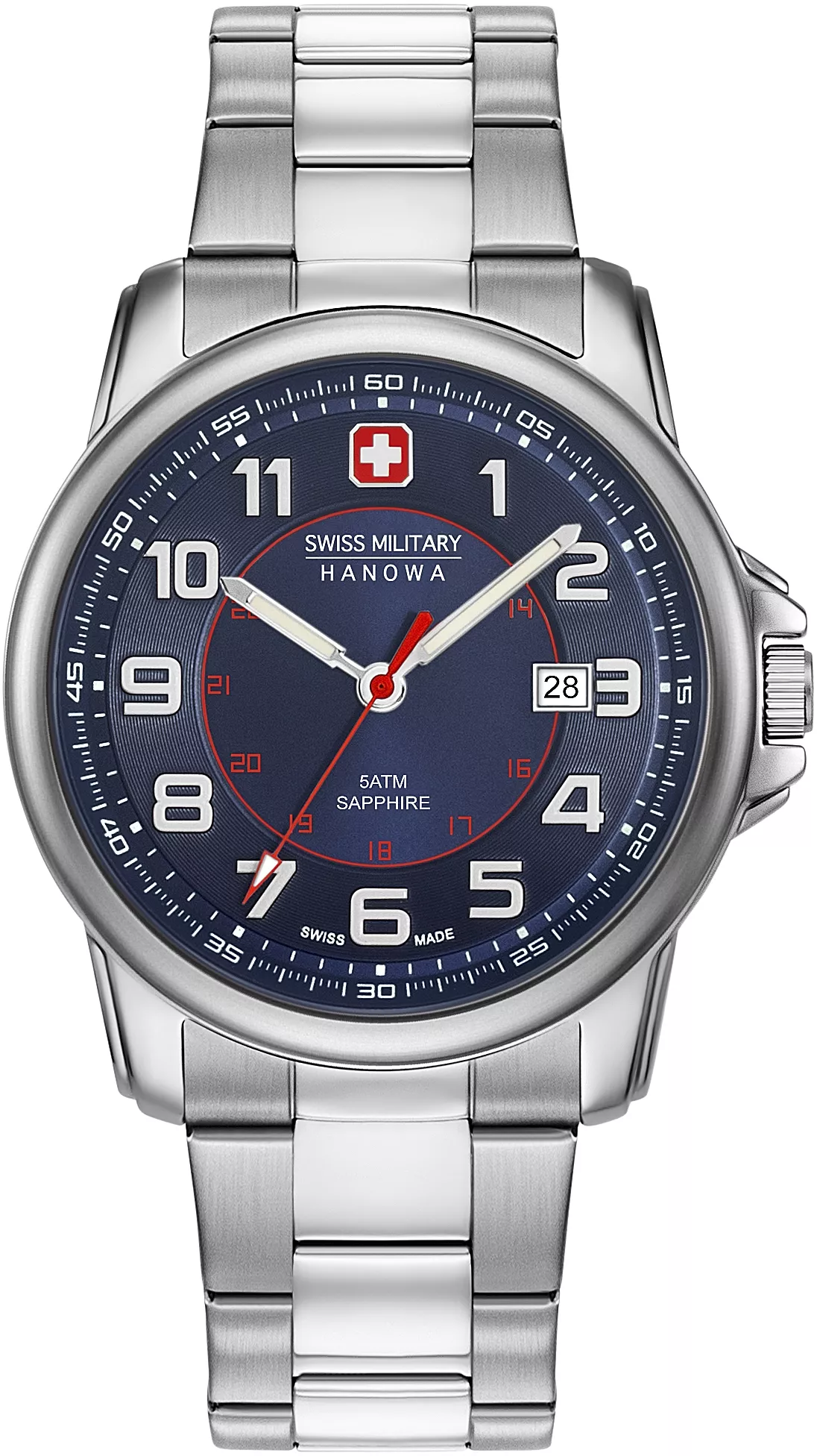 Swiss Military Hanowa Horloge 43 Stainless Steel 06-5330.04.003