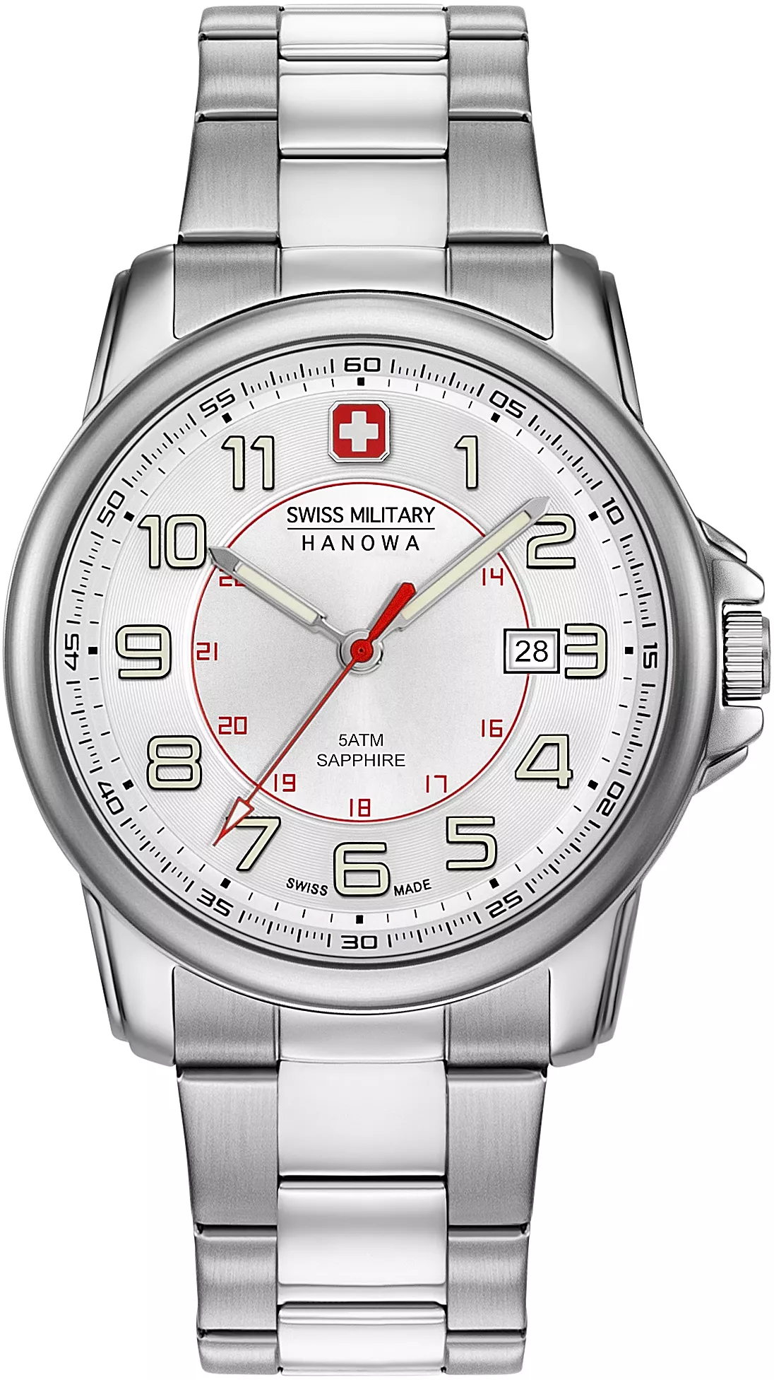Swiss Military Hanowa Horloge 43 Stainless Steel 06-5330.04.001
