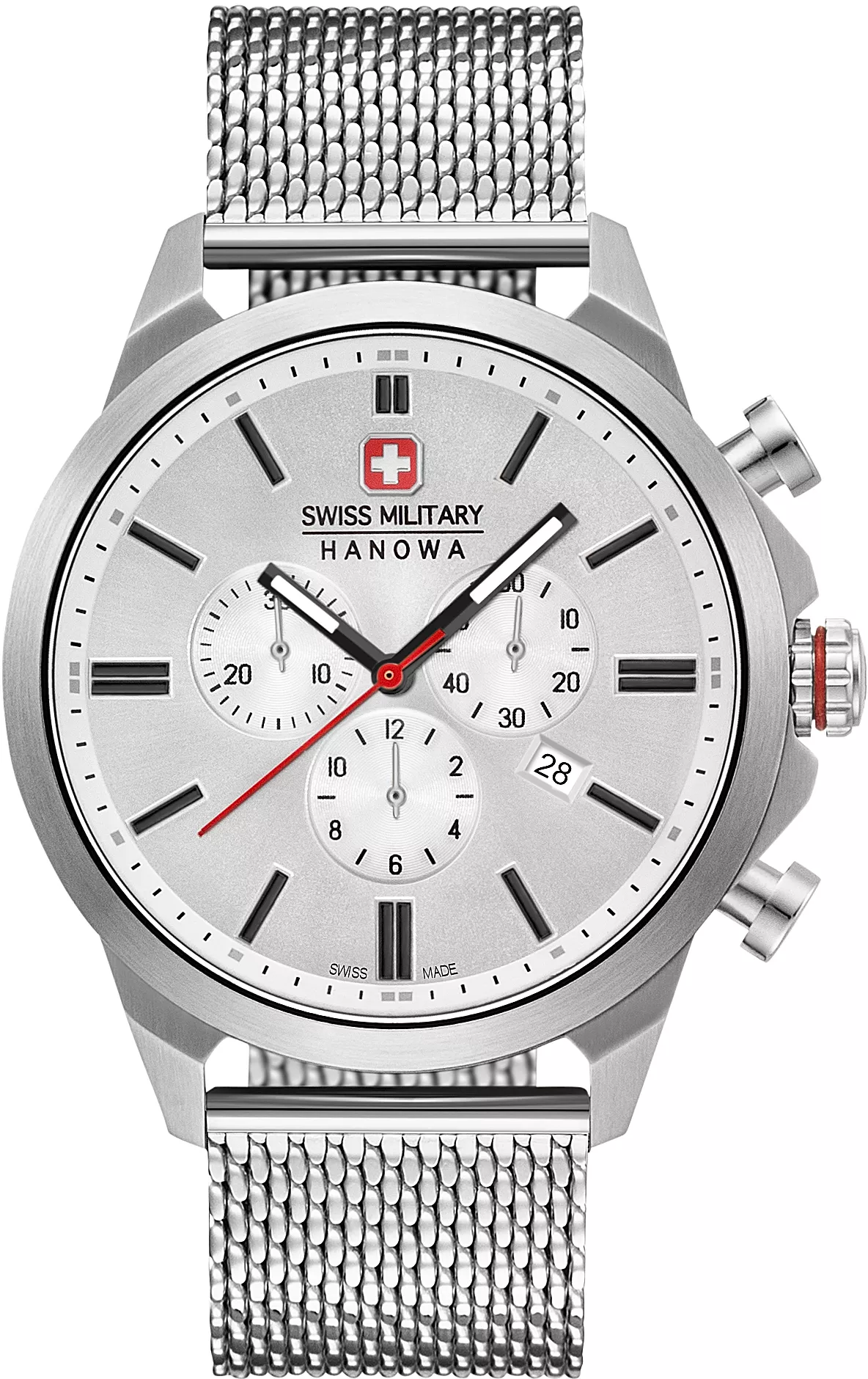 Swiss Military Hanowa Horloge 45 Stainless Steel 06-3332.04.001