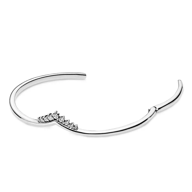 Pandora 598338CZ Armband Tiara Wishbone Open Bangle (D3) 19 cm