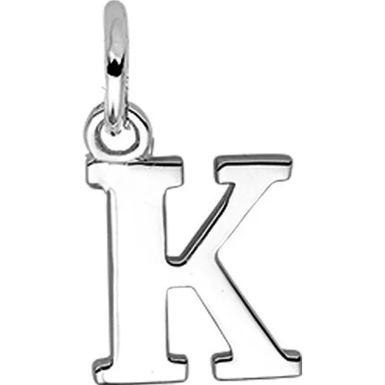 Huiscollectie Hanger Zilver Letter K