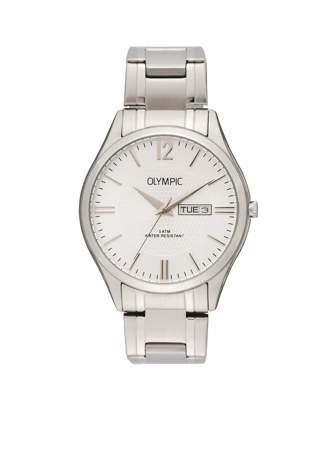 Olympic OL88HSS002 Torino Horloge Staal Zilverkleurig 40 mm Heren