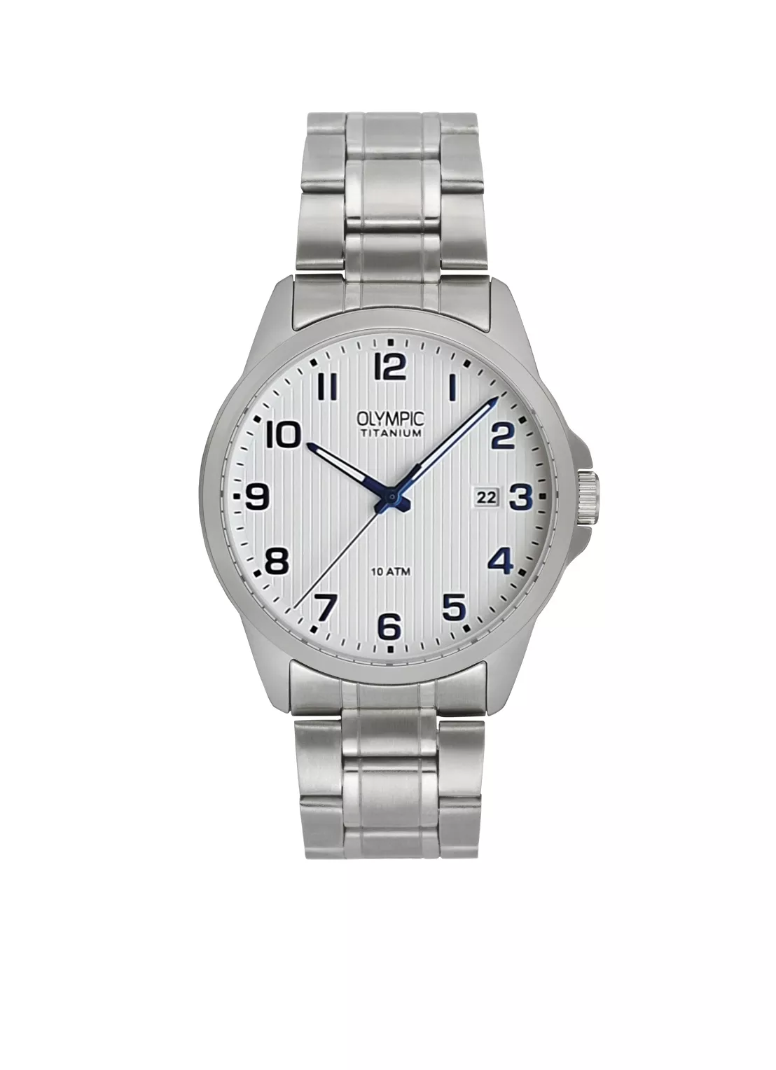 Olympic OL26HTT212 Ferrara Horloge Titanium Zilverkleurig 40 mm Heren