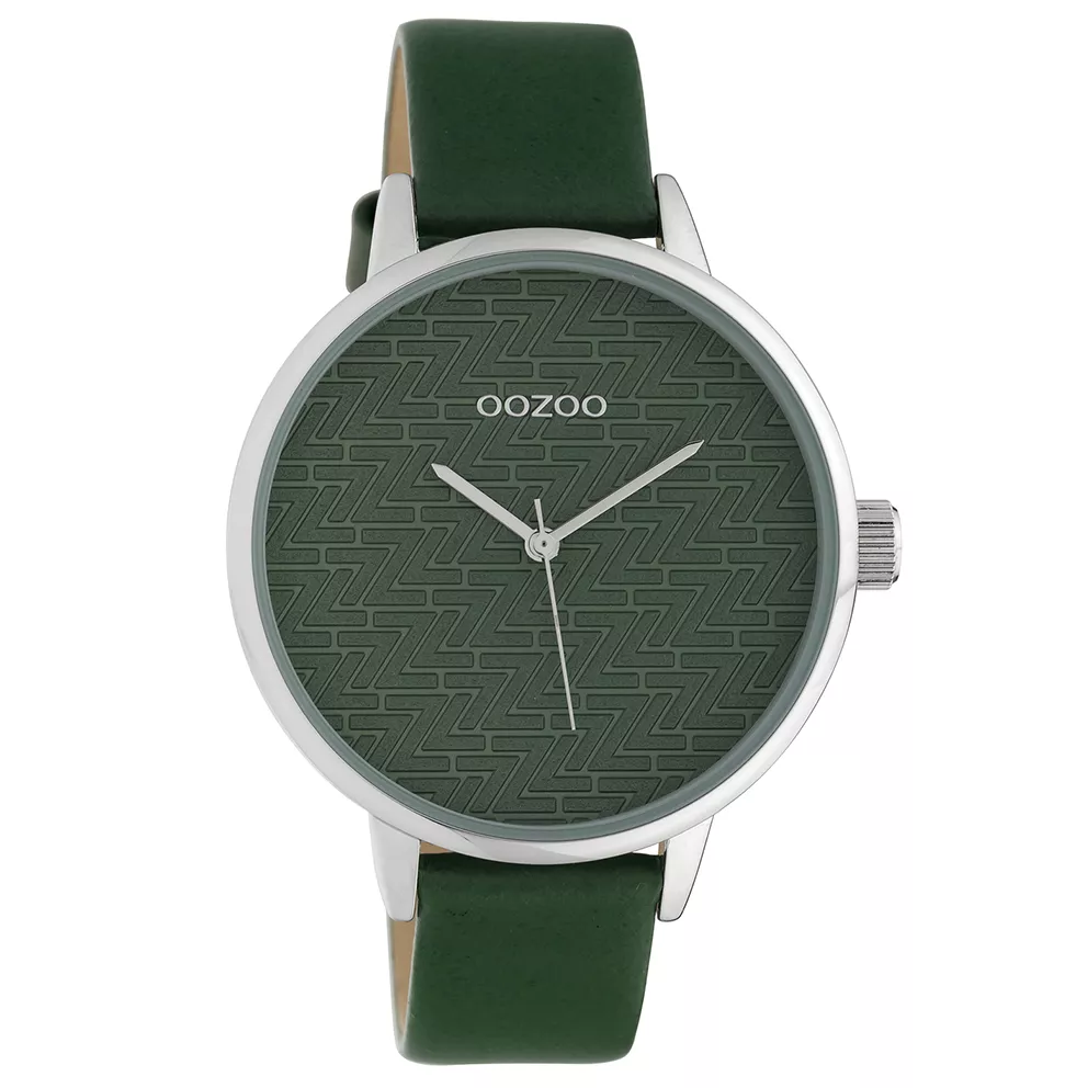 OOZOO C10249 Horloge Timepieces groen 42 mm