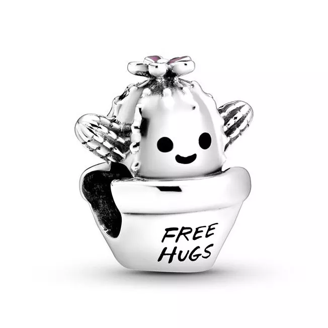 Pandora 798786C01 Bedel zilver Free Hugs Cactus