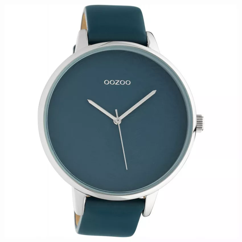 OOZOO C10571 Horloge Timepieces staal/leder Virridi Green 48 mm