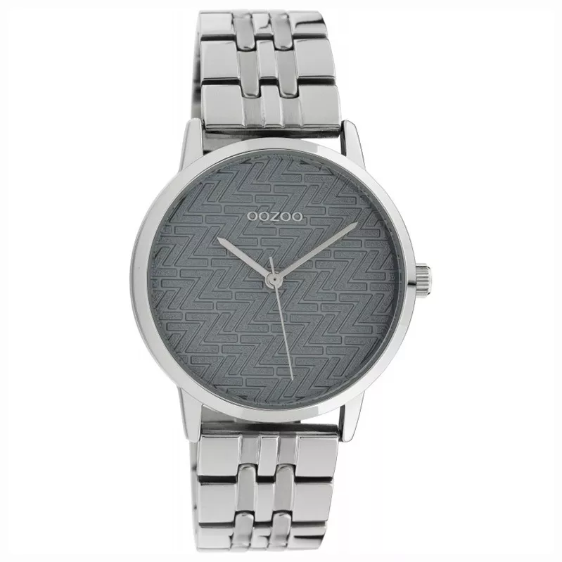 OOZOO C10555 Horloge Timepieces staal silver-grey 36 mm