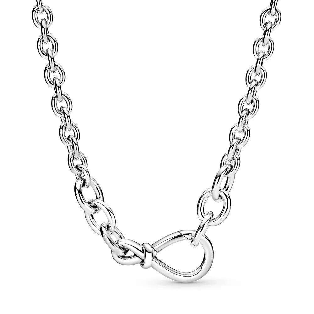 Pandora 398902C00 Ketting Chunky Infinity Knot zilver 50 cm