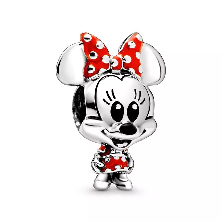 Pandora 798880C02 Bedel zilver Disney Minnie Dotted Dress and Bow