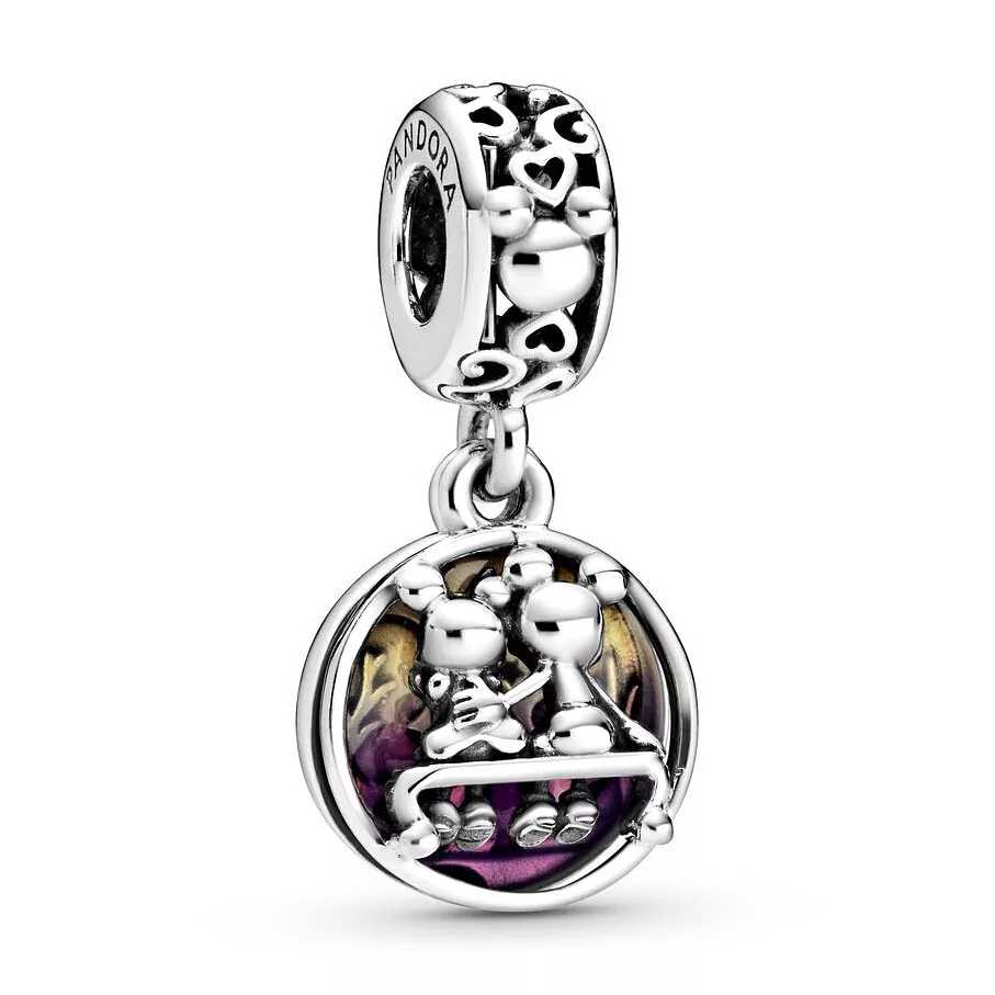 Pandora 798866C01 Hangbedel zilver Disney Mickey and Minnie Happily Ever After