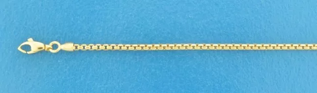 Armband Goud Venetiaans Bol 1,7 mm breed en 18 cm lang