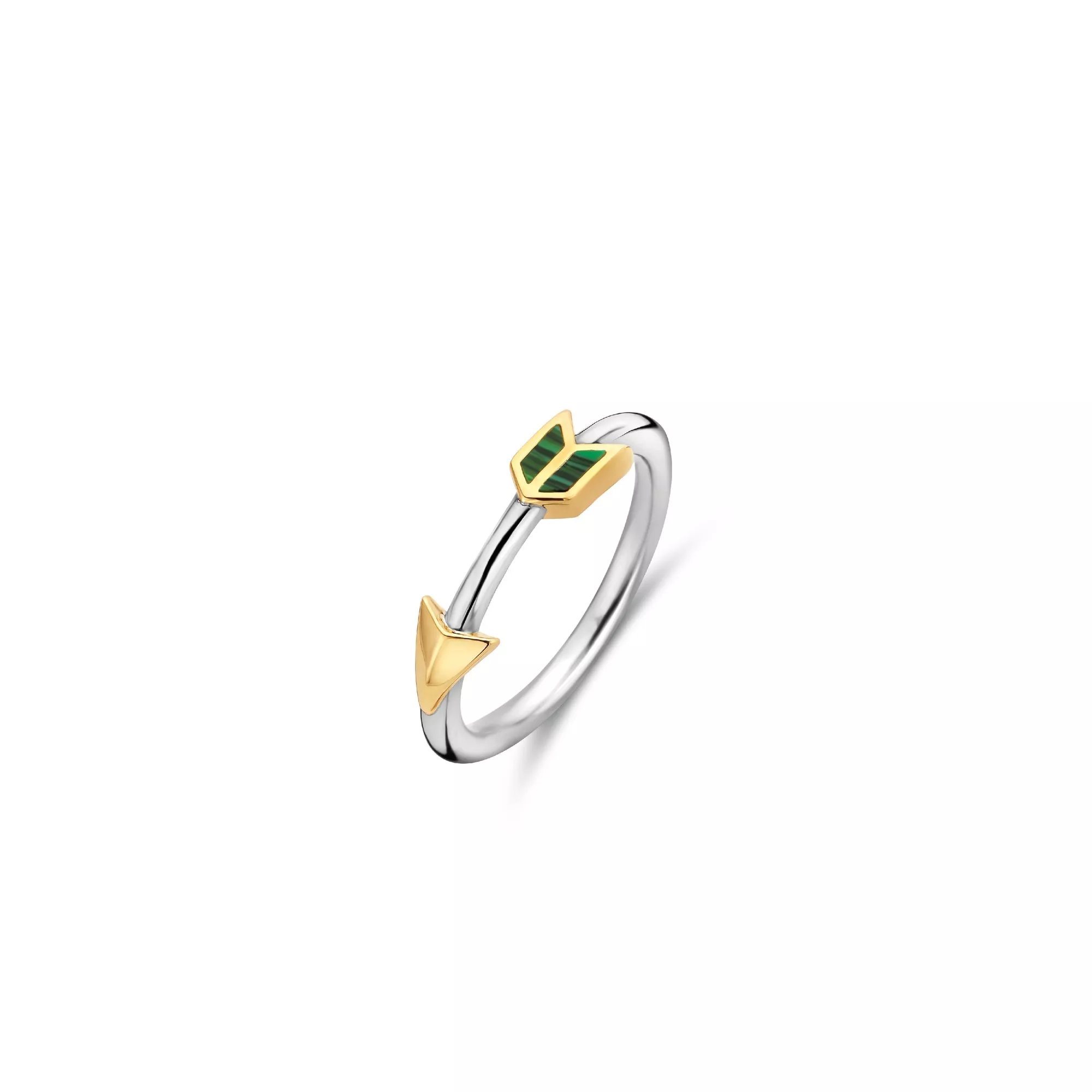 TI SENTO - Milano Ring 12198MA Zilver gold plated Maat 48