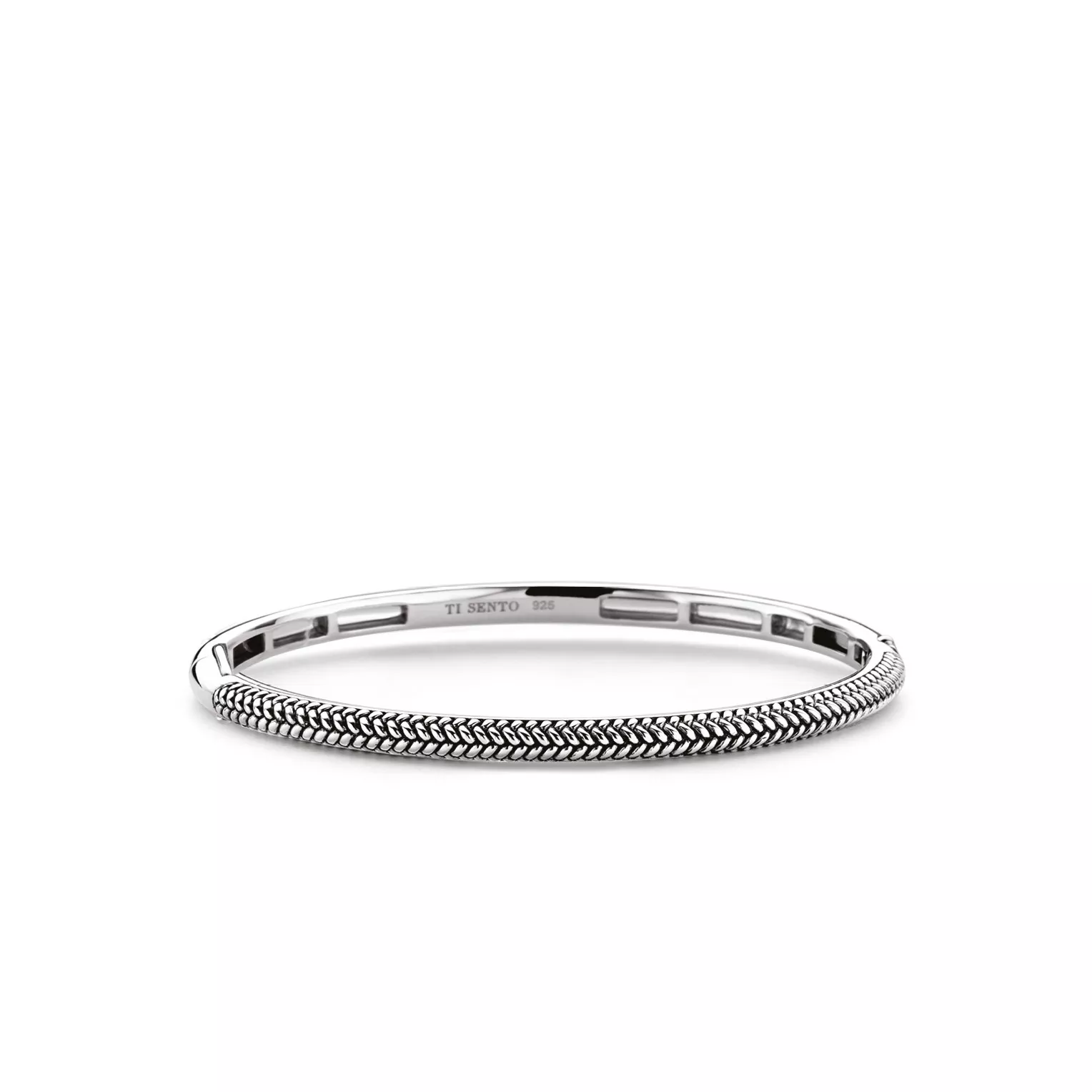 Ti Sento-Milano 2907SI Armband Zilver met een zwarte plating