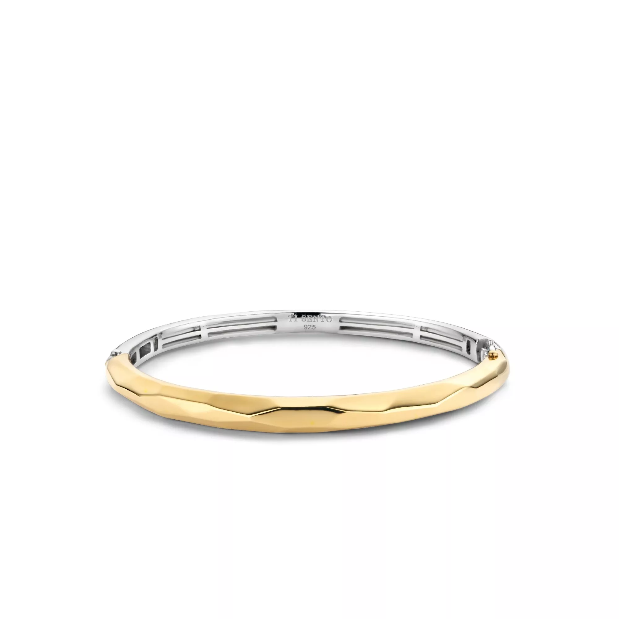 TI SENTO - Milano Armband 2942SY Zilver gold plated 50 x 60 mm