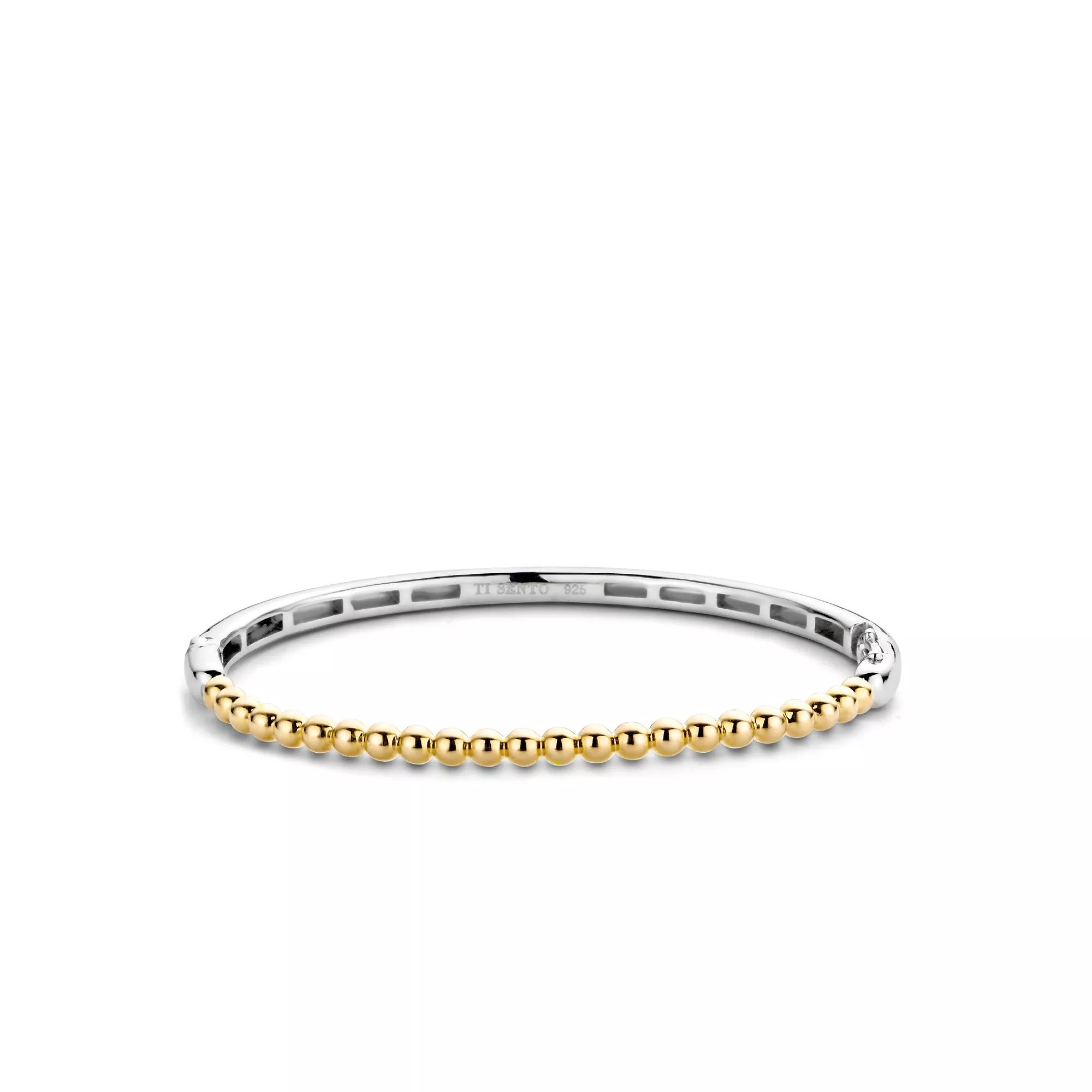 TI SENTO - Milano Armband 2944SY Zilver gold plated 50 x 60 mm