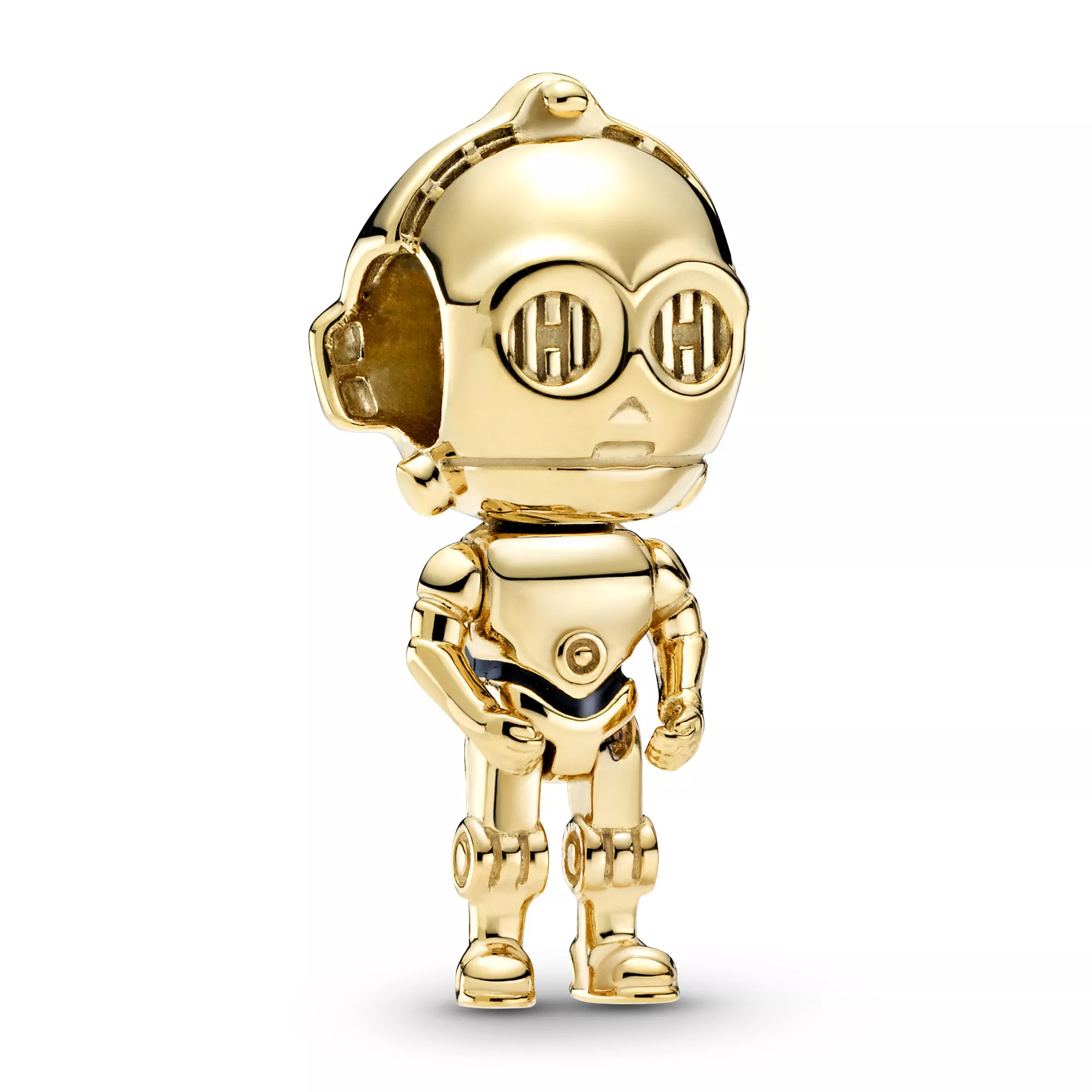 Pandora Shine 769244C01 Bedel Star Wars C3PO zilver goudkleurig 