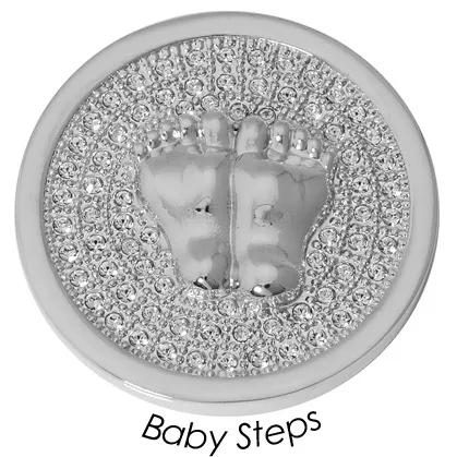 Quoins QMOA-32L-Z Disk Baby Steps zilverkleurig Large