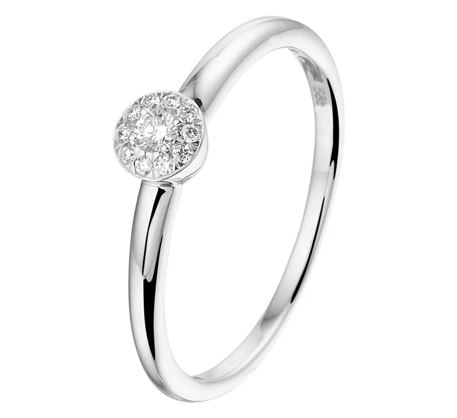 Huiscollectie Ring Diamant 0.09ct H SI