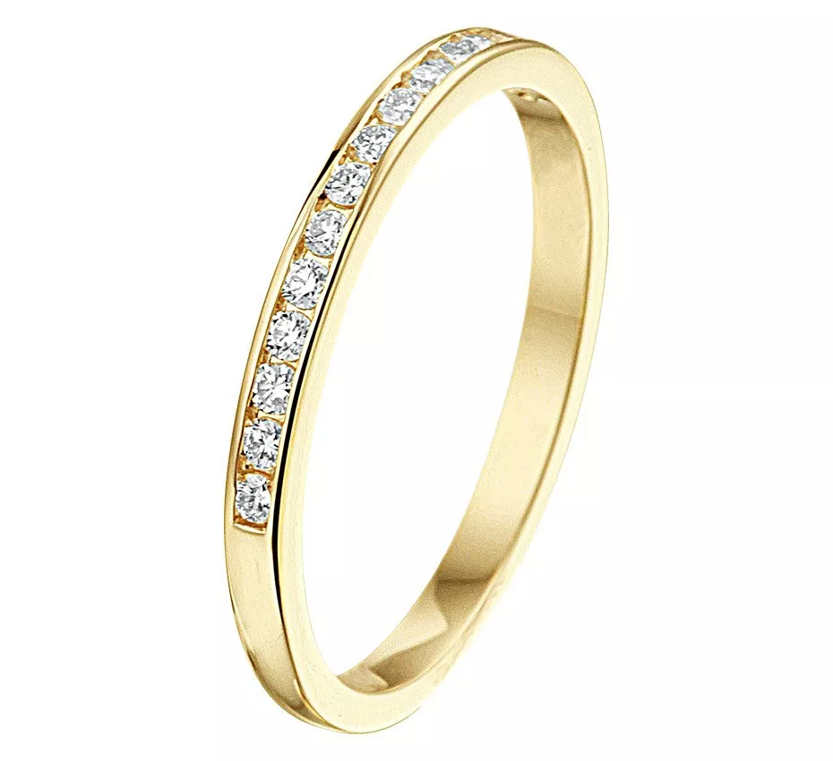 Huiscollectie Ring Diamant 0.15ct H SI