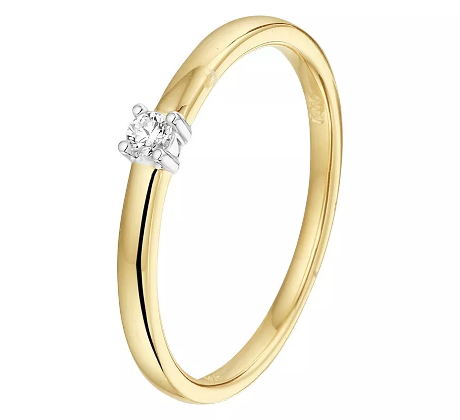 Huiscollectie Ring Diamant 0.05ct H SI