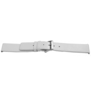Horlogeband D510 Classic Wit Leer 14x14 mm
