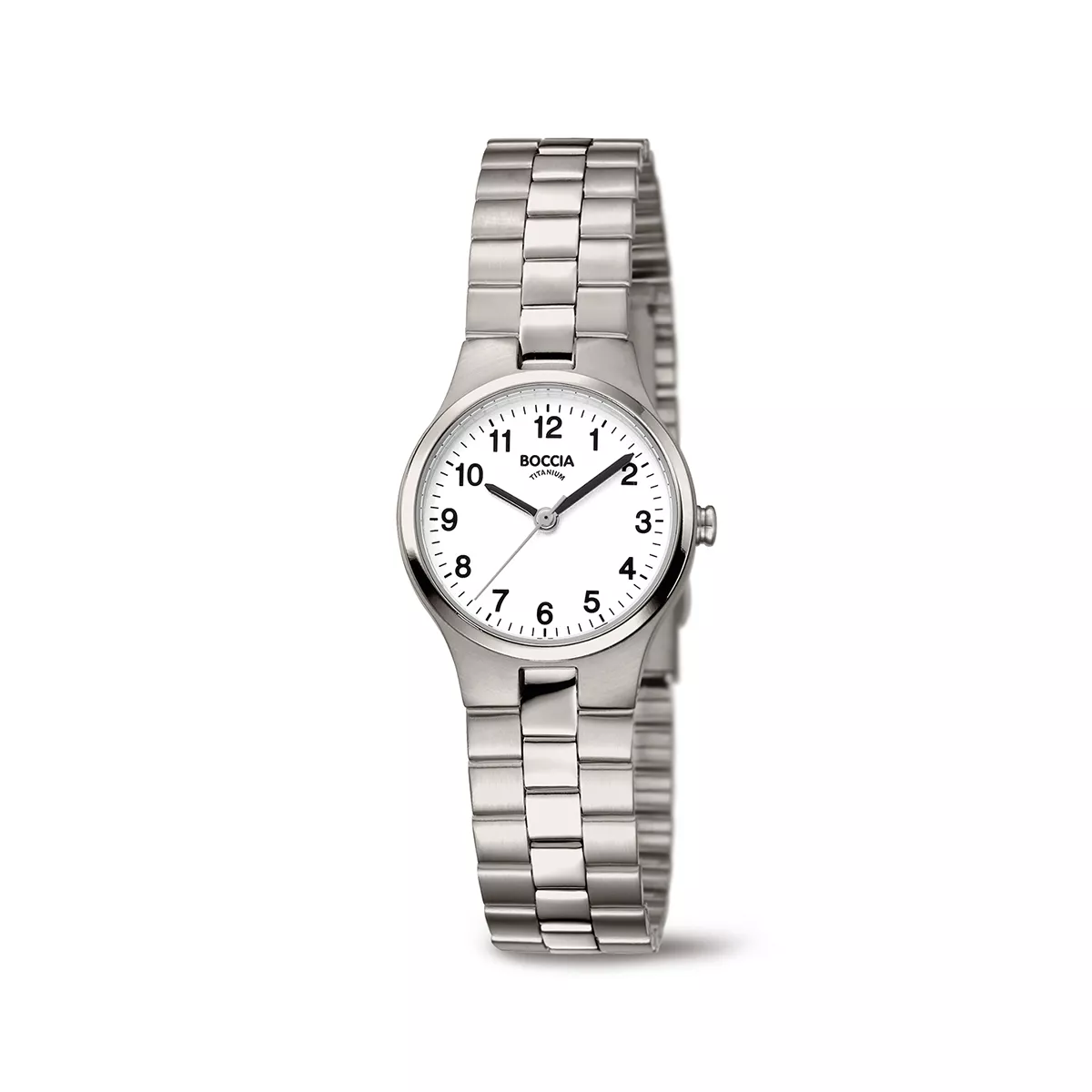 Boccia 3082-06 horloge titanium zilverkleurig 25 mm