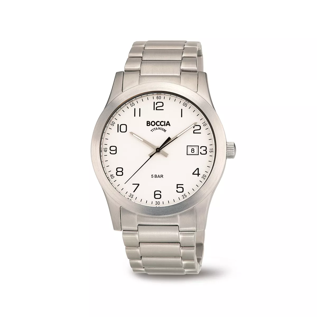 Boccia Titanium 3619.01  horloge - Titanium - Zilverkleurig - 40 mm