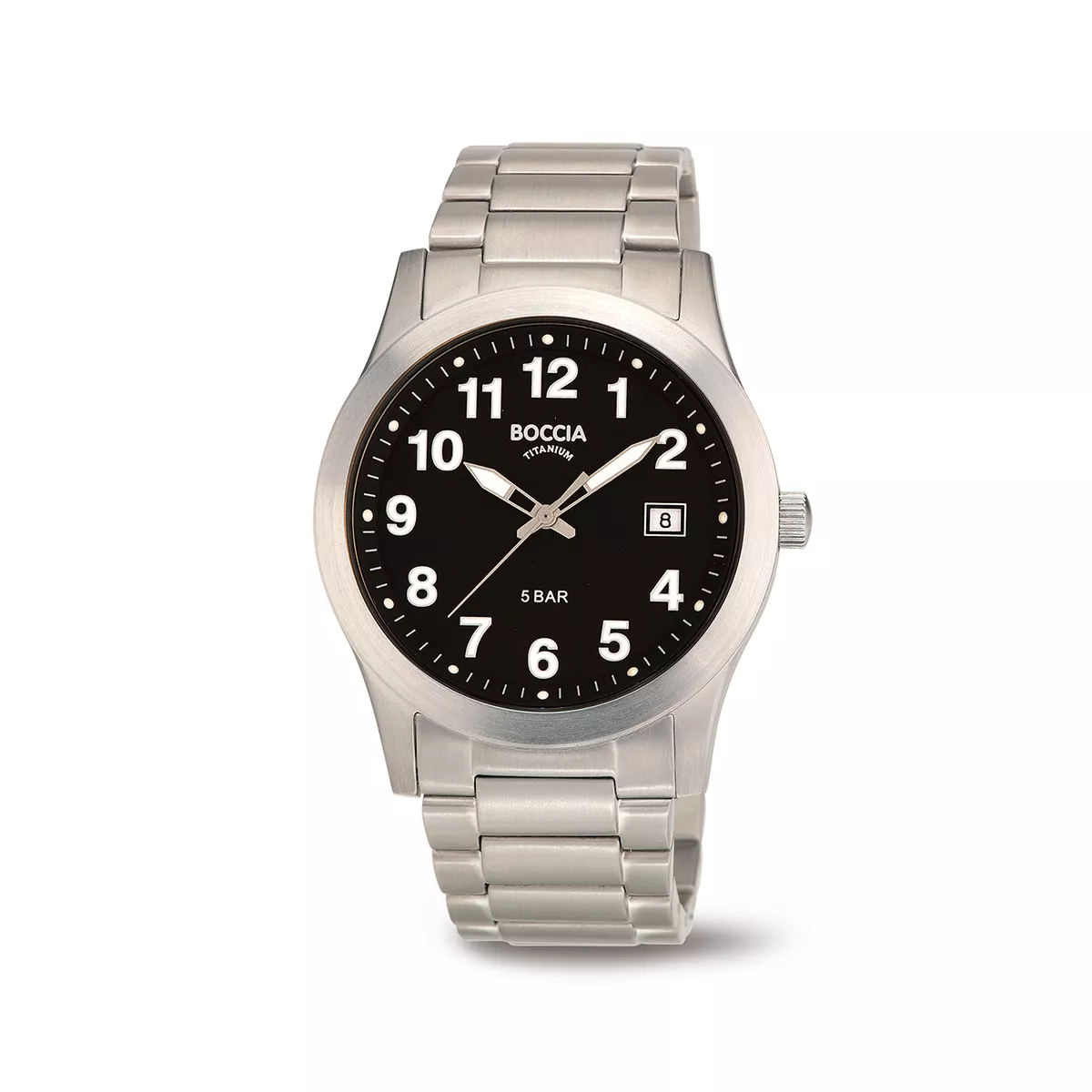 Boccia Ttanium 3619.03 horloge - Titanium - Zilverkleurig - 40 mm