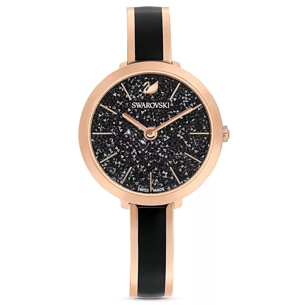 Swarovski 5580530 Horloge Crystalline Delight rosekleurig-zwart 32 mm 