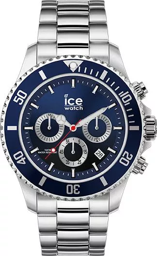 Ice-watch herenhorloge zilverkleurig 44mm IW017672
