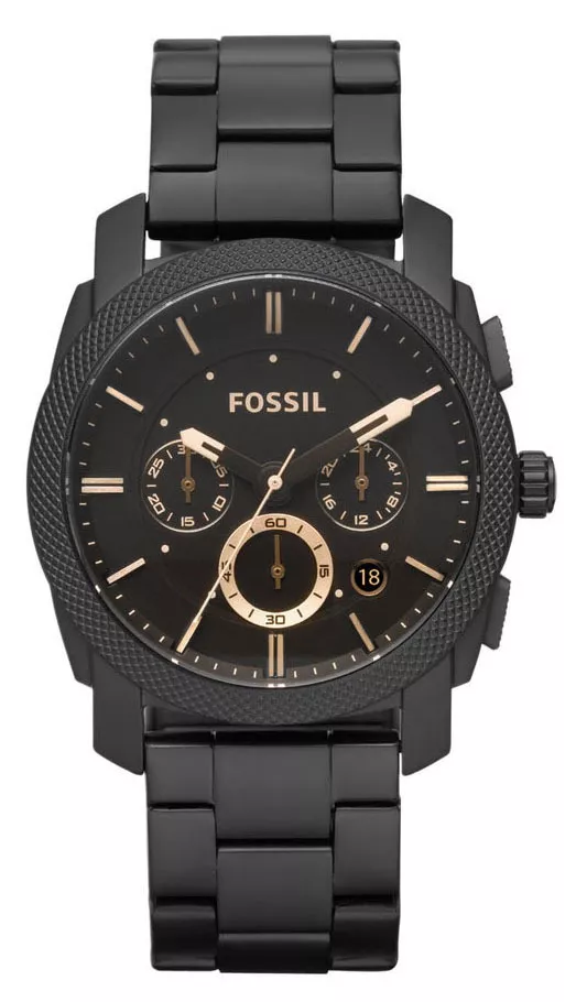 Fossil FS4682IE Horloge Machine staal zwart 42 mm