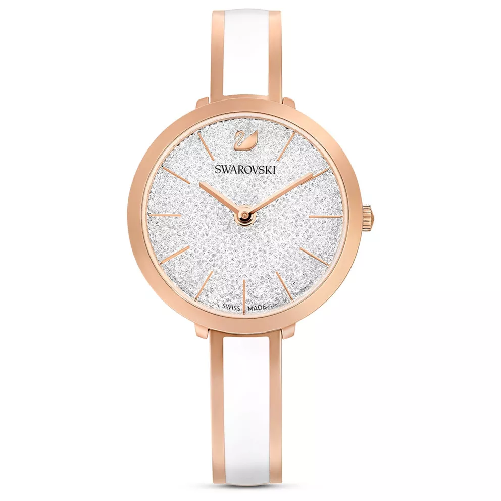 Swarovski 5580541 Horloge Crystalline Delight rosekleurig-wit 32 mm 