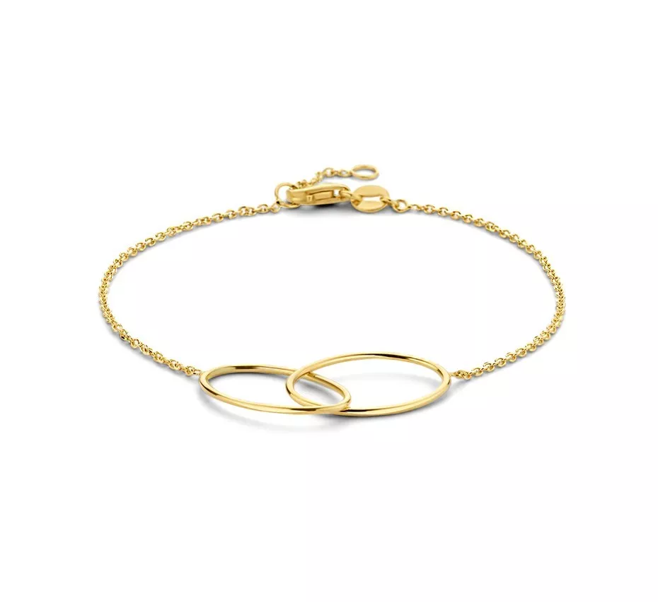 Huiscollectie Armband Goud Ovaal 1,2 mm 17 - 18,5 cm