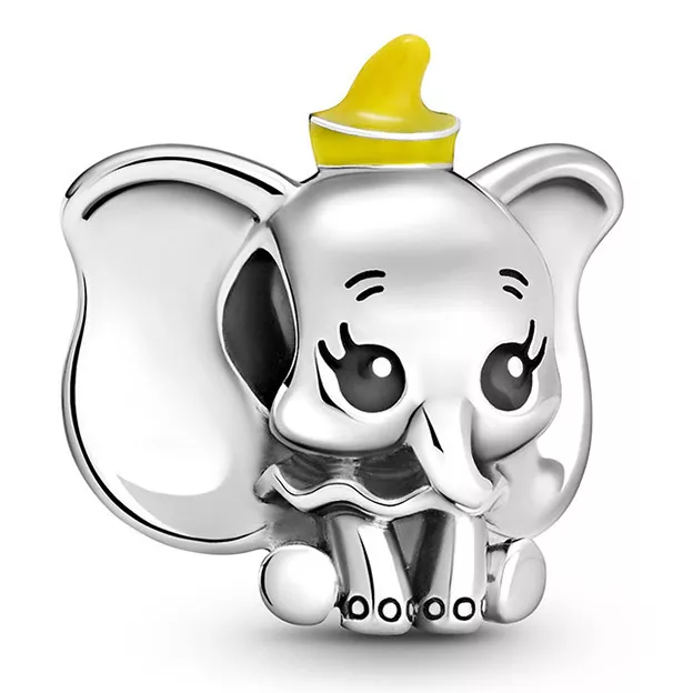 Pandora Disney 799392C01 Bedel Dumbo zilver-emaille geel