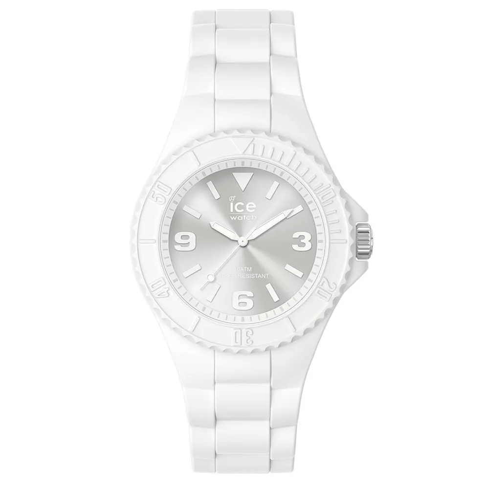Ice-Watch IW019139 Horloge ICE Generation White Small siliconen wit-zilverkleurig 35 mm