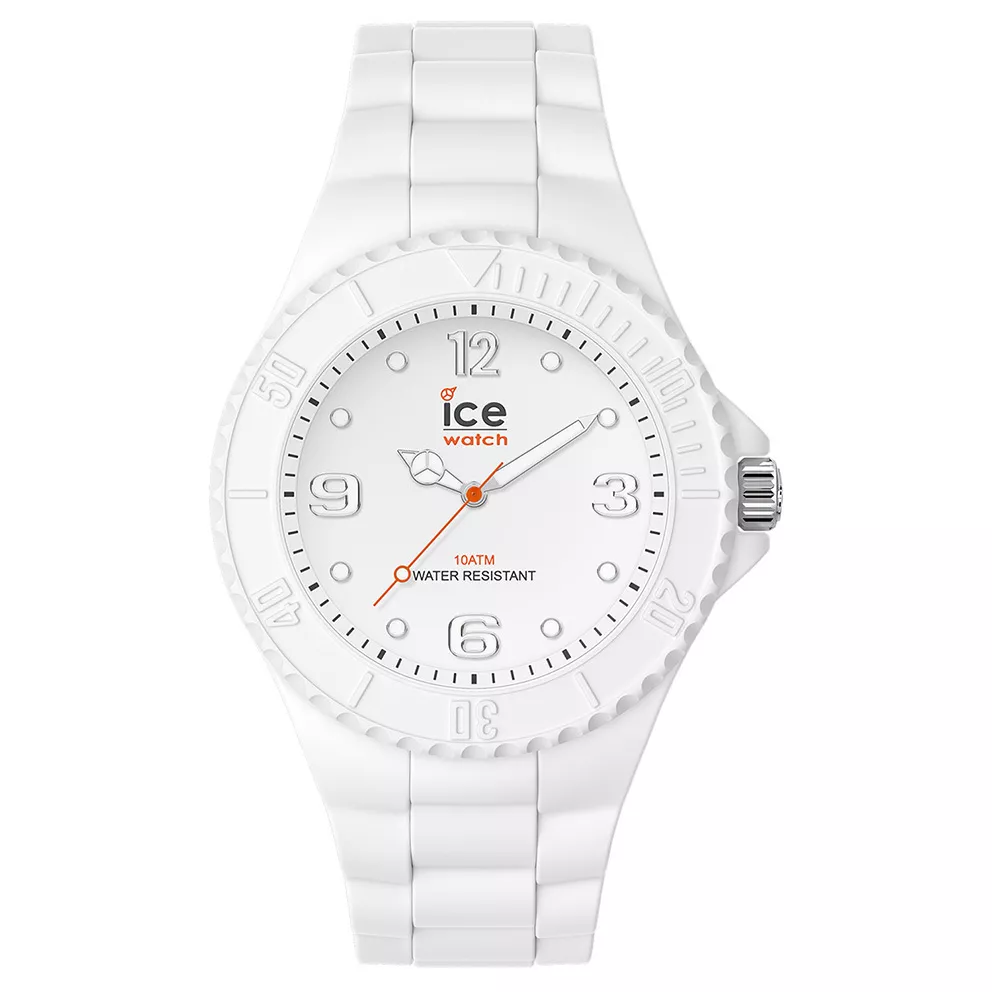 Ice-Watch IW019150 Horloge ICE Generation White Forever Medium siliconen wit-zilverkleurig 40 mm