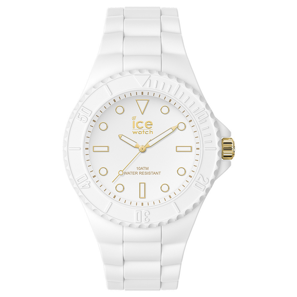 Knipoog petticoat Handel Ice-Watch IW019152 Horloge White siliconen wit-goud 40 mm