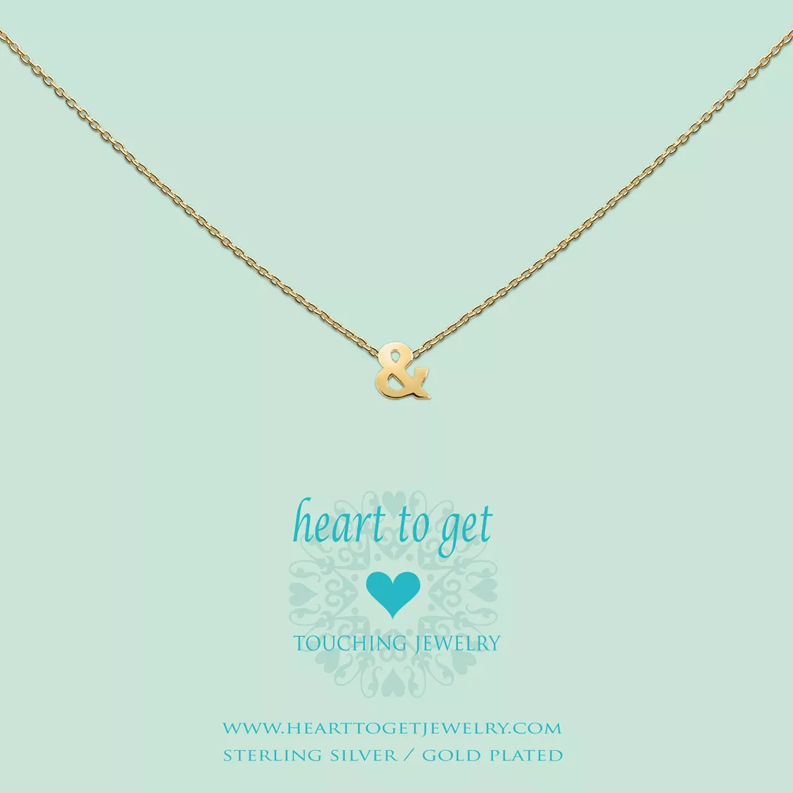 Heart To Get S171AND13G Hanger Symbol And zilver goudkleurig