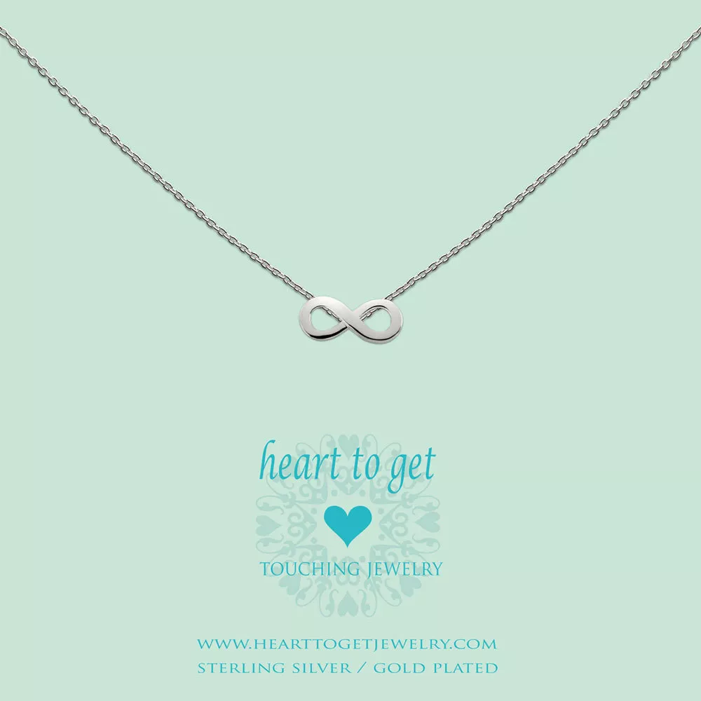 Heart To Get S173INF13S Hanger Symbol Infinity zilver