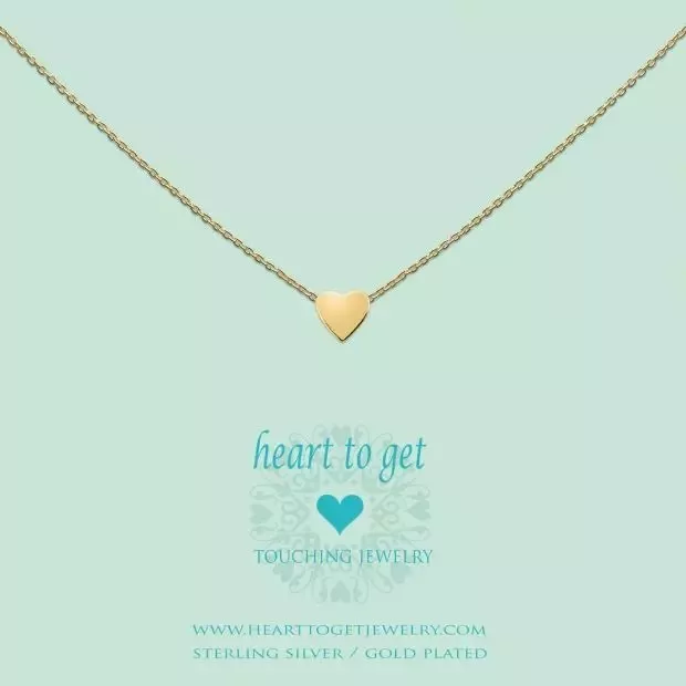 Heart To Get S174HEA13G Hanger Symbol Heart zilver goudkleurig