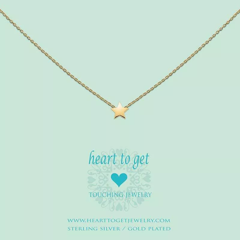 Heart To Get S175STA13G Hanger Symbol Star zilver goudkleurig