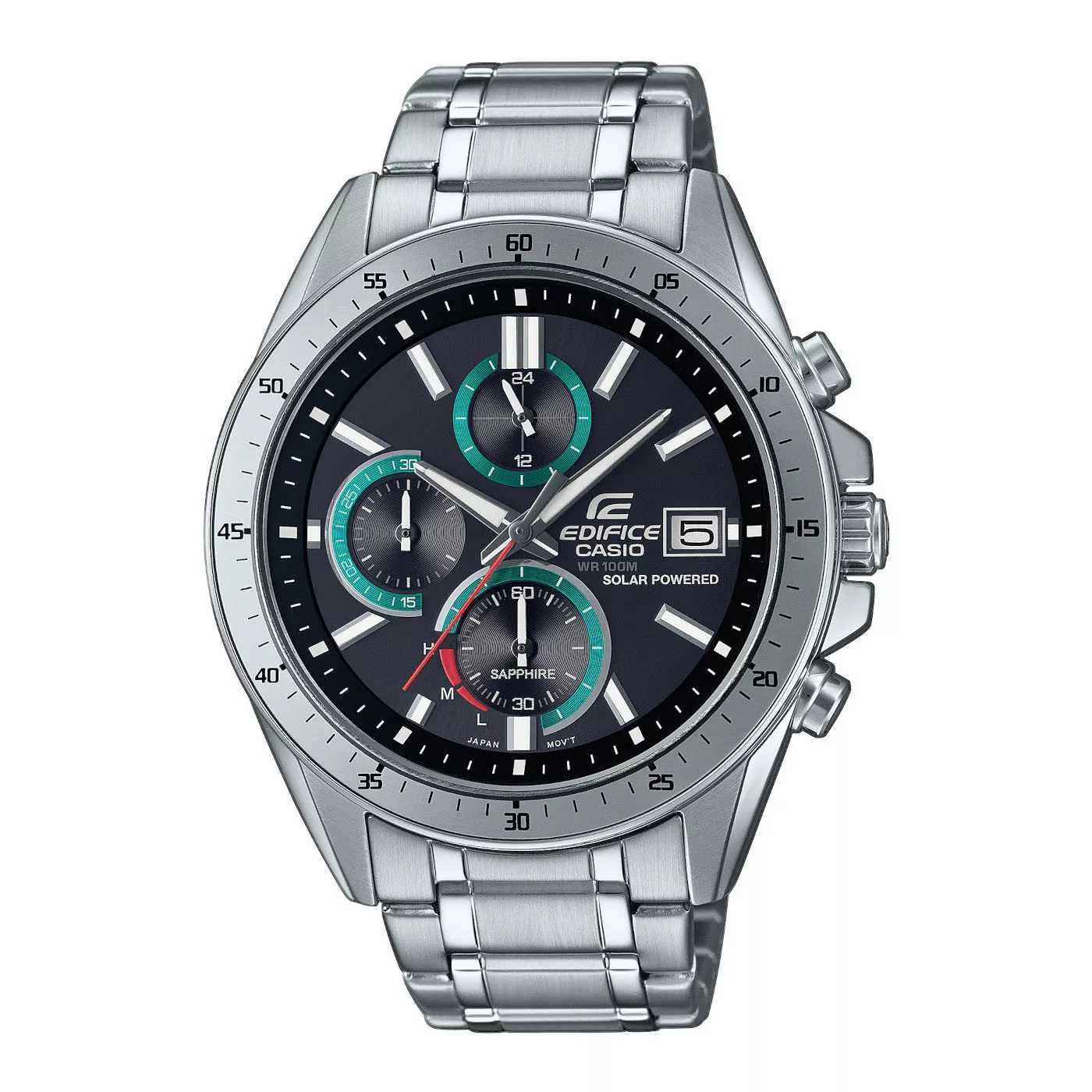 Casio Edifice EFS-S510D-1BVUEF horloge Premium Solar saffierglas 46 mm